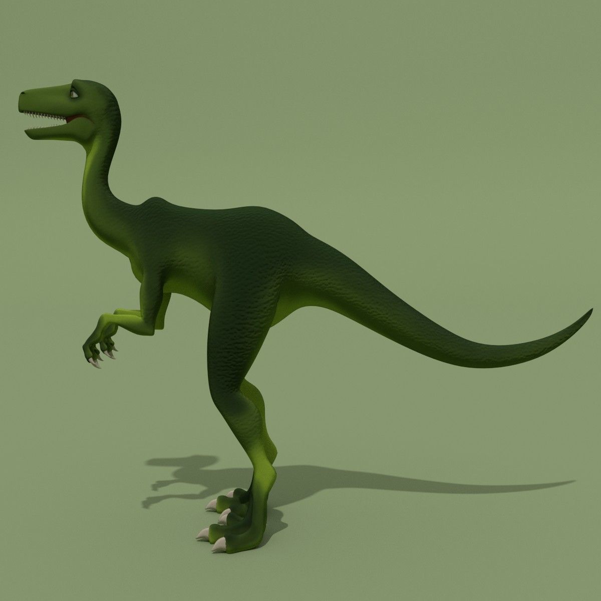 Rigged Dinosaurs Collection 3D model_12