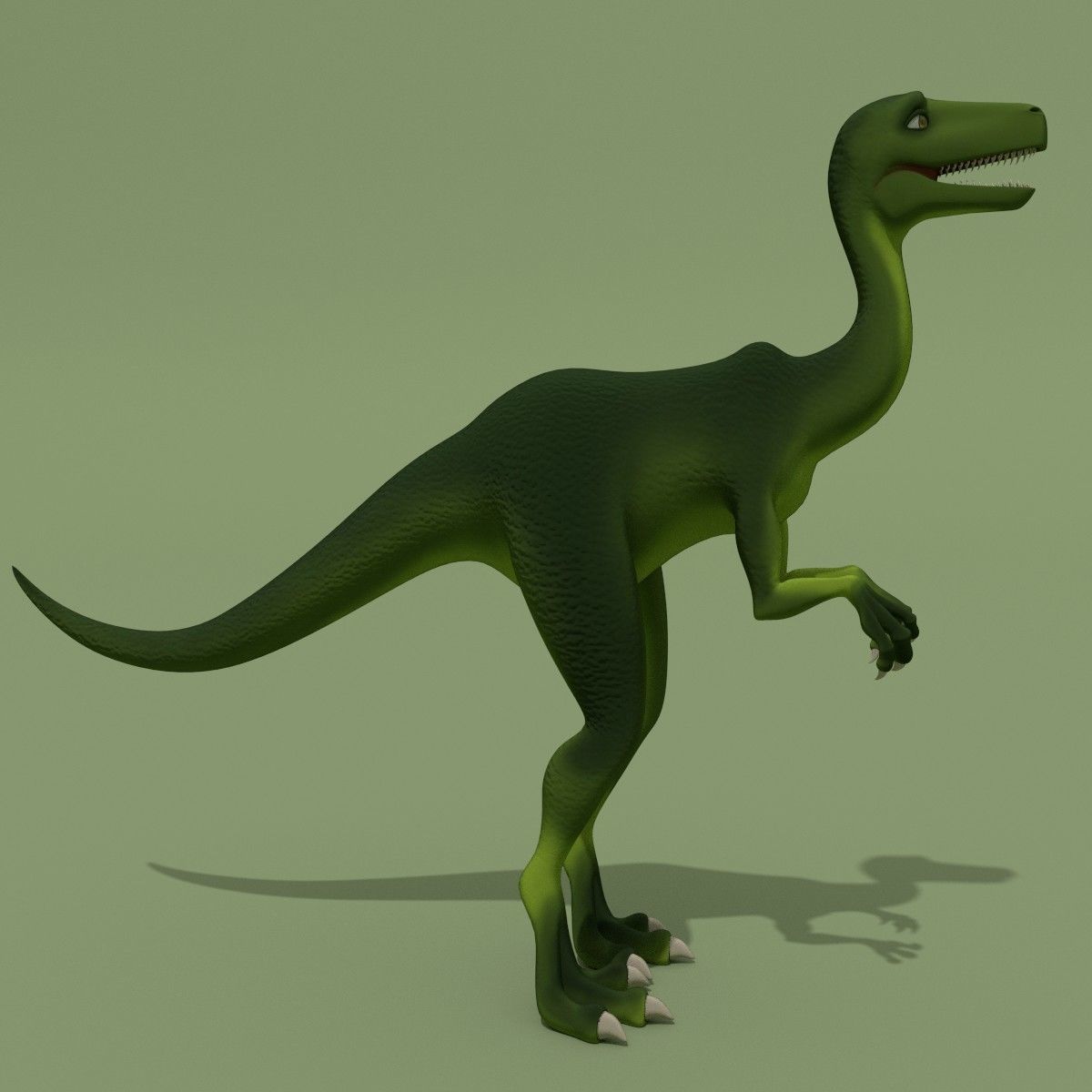 Rigged Dinosaurs Collection 3D model_8