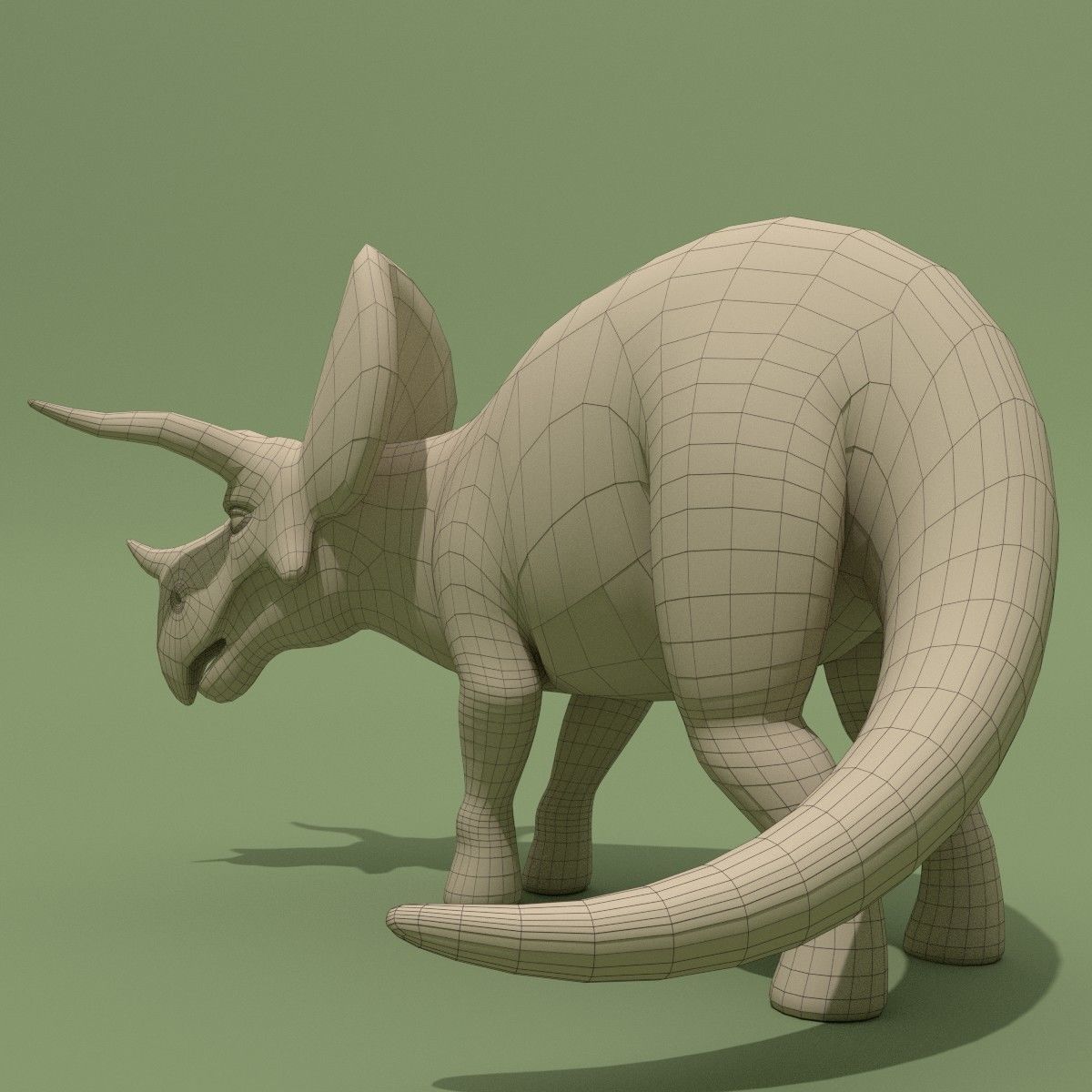 Rigged Dinosaurs Collection 3D model_26