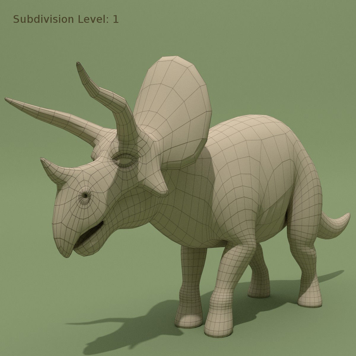 Rigged Dinosaurs Collection 3D model_25