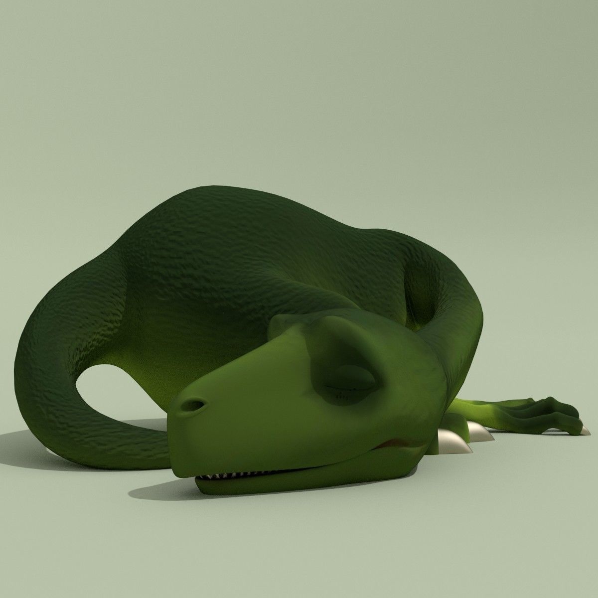 Rigged Dinosaurs Collection 3D model_5