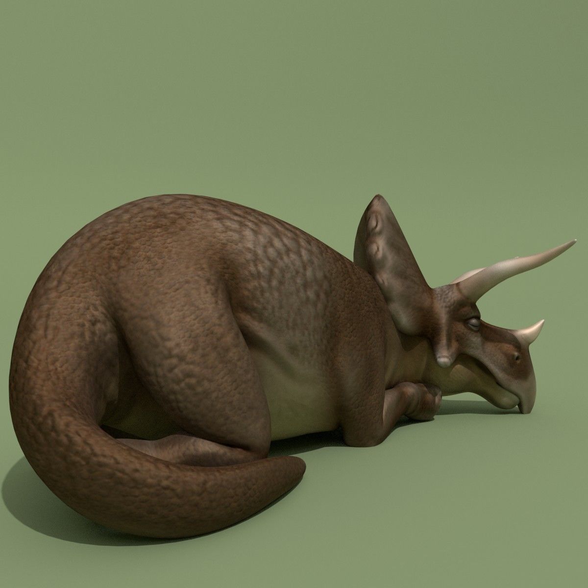 Rigged Dinosaurs Collection 3D model_20