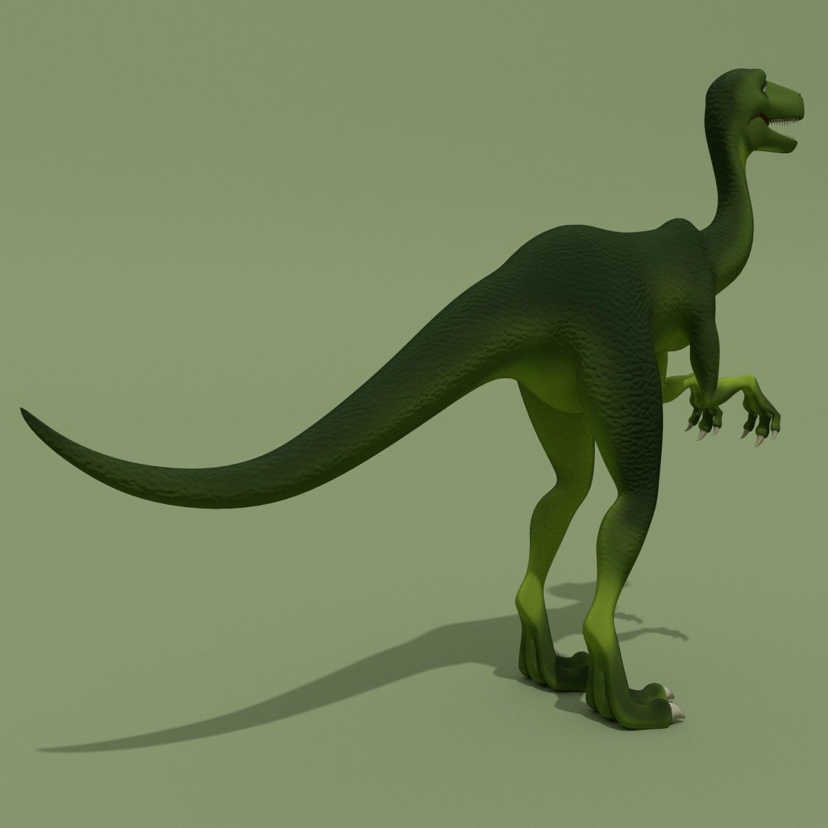 Rigged Dinosaurs Collection 3D model_10