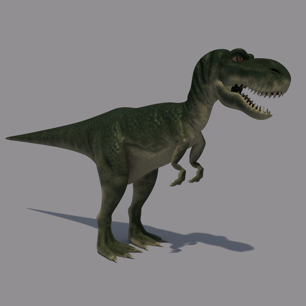 Rigged Dinosaurs Collection 3D model_29