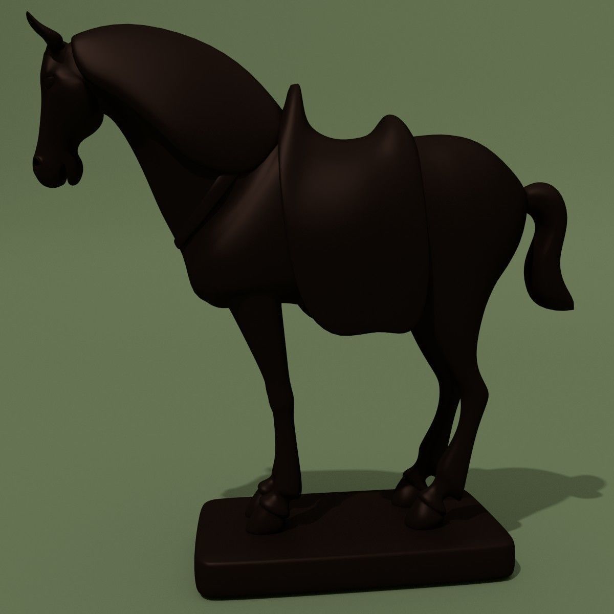 MISC Horse Statuettes Collection 3D model_11