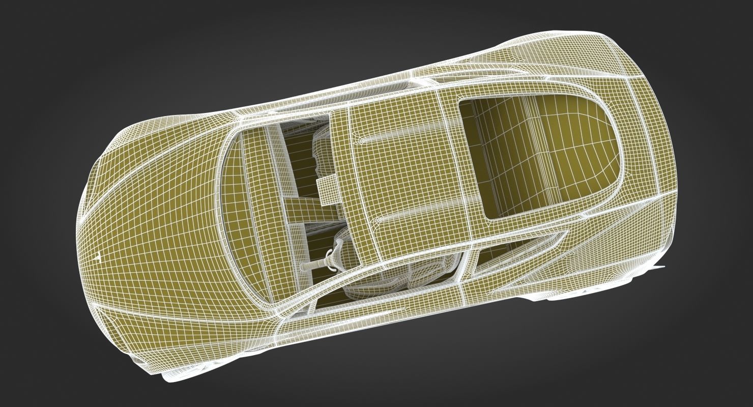 2020 Tesla Roadster Red Multi-Coat 3D model_29