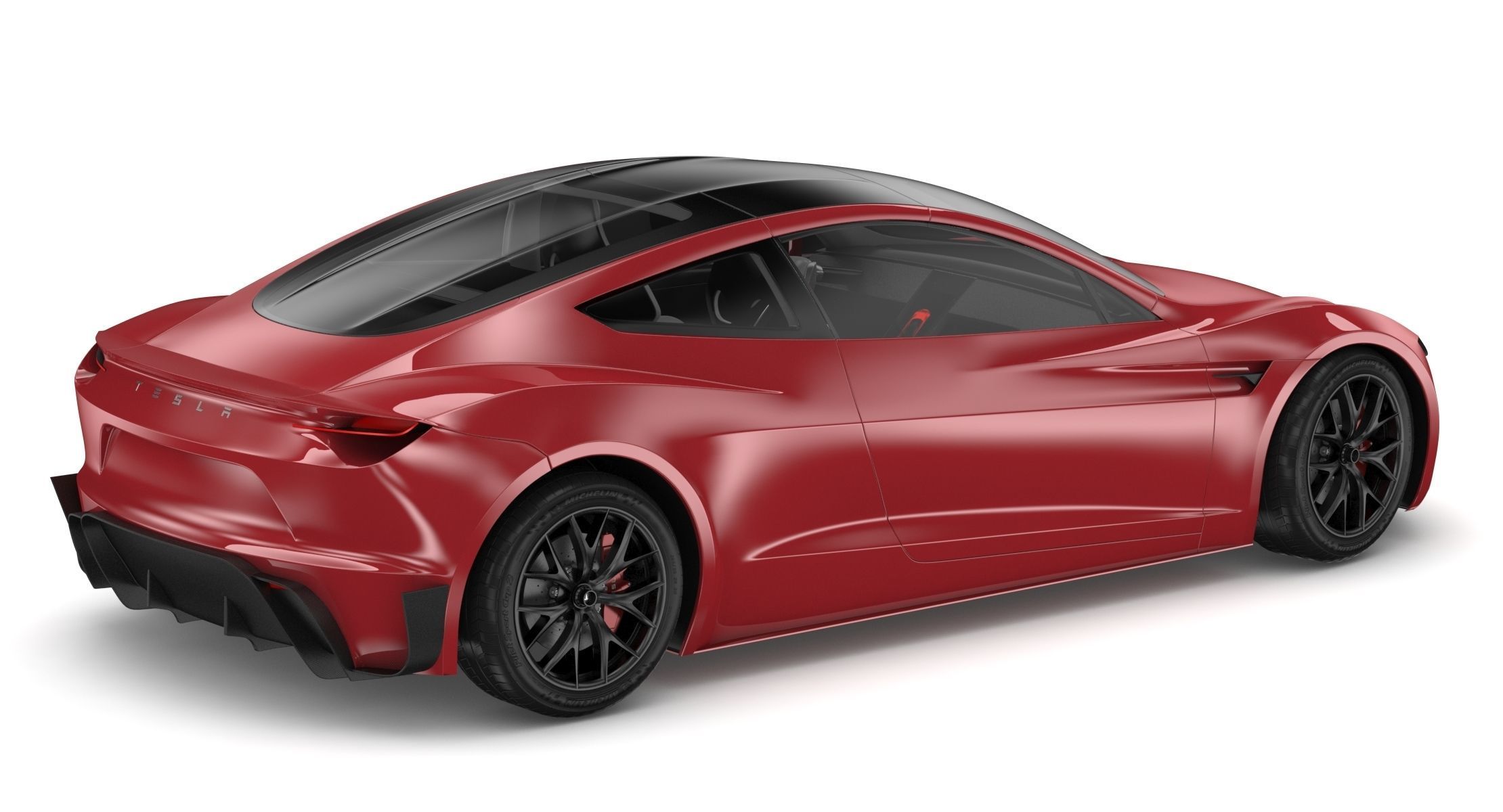 2020 Tesla Roadster Red Multi-Coat 3D model_7