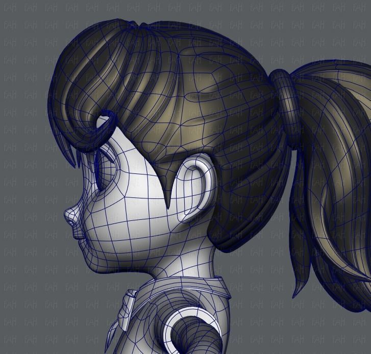 Girl 3D model V04 3D model_32