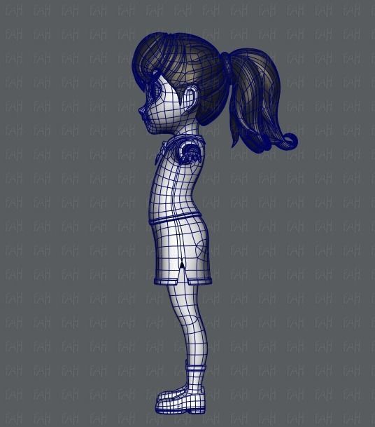 Girl 3D model V04 3D model_15