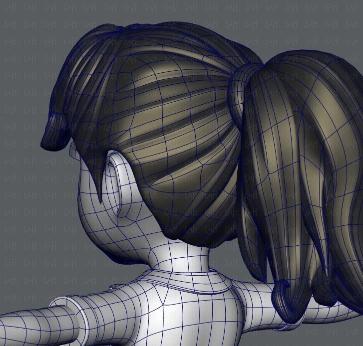 Girl 3D model V04 3D model_31