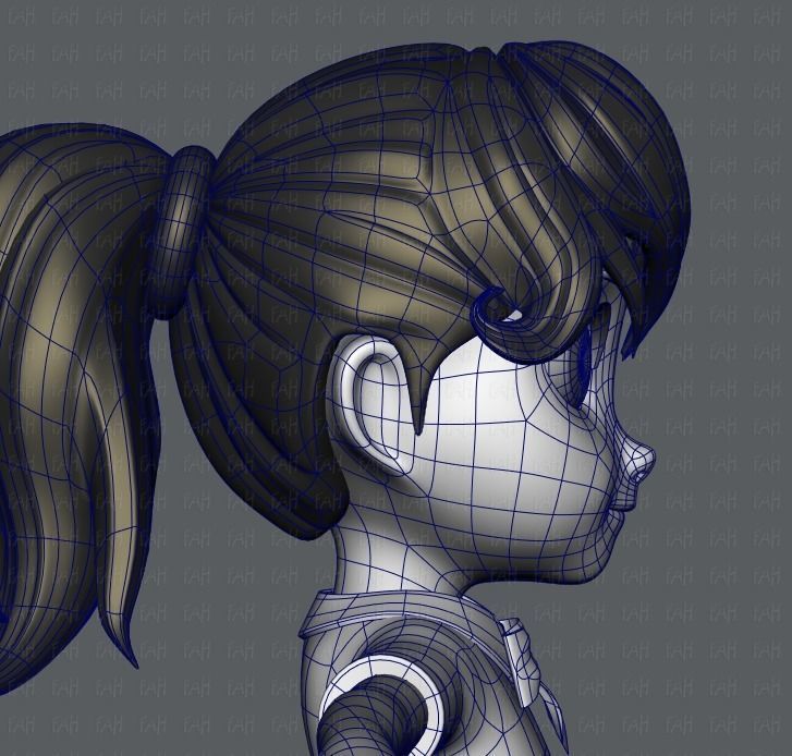 Girl 3D model V04 3D model_28