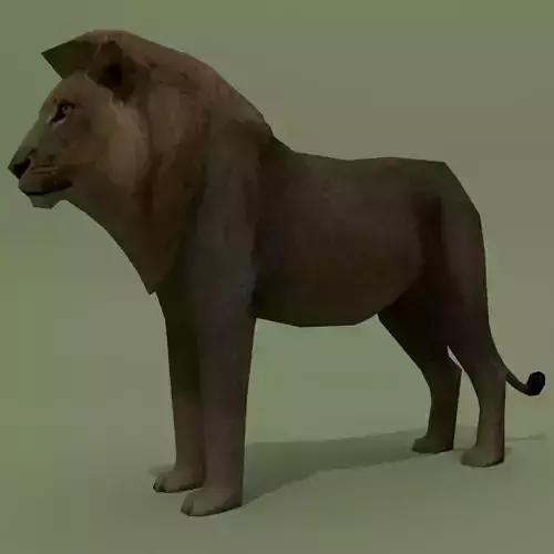 LowPoly Lion