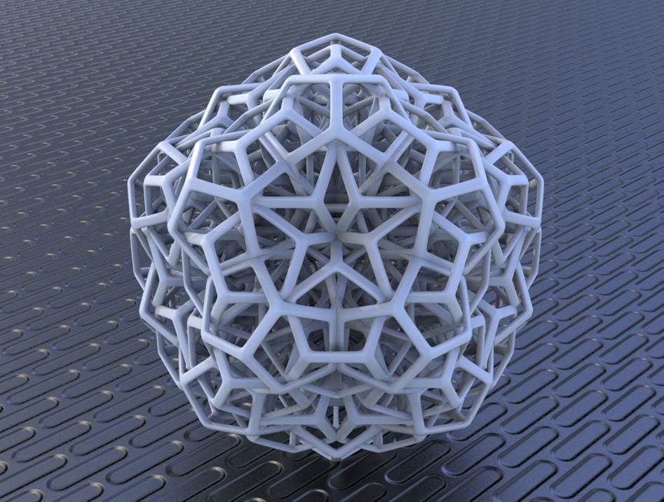 BRO WOVEN DODEHEDRON 3D print model_2