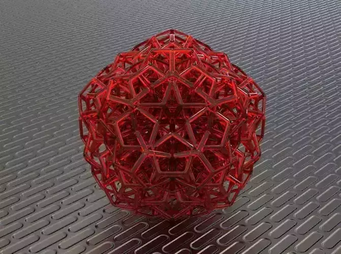 BRO WOVEN DODEHEDRON 3D print model