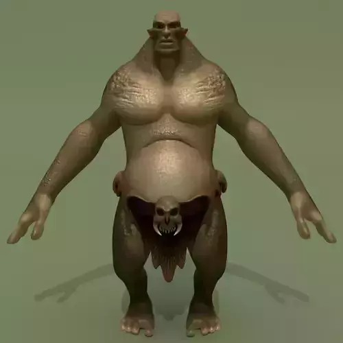 Cartoon Monster Fantasy Ogr