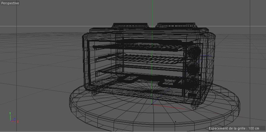 cooker toaster oven 3D model_3