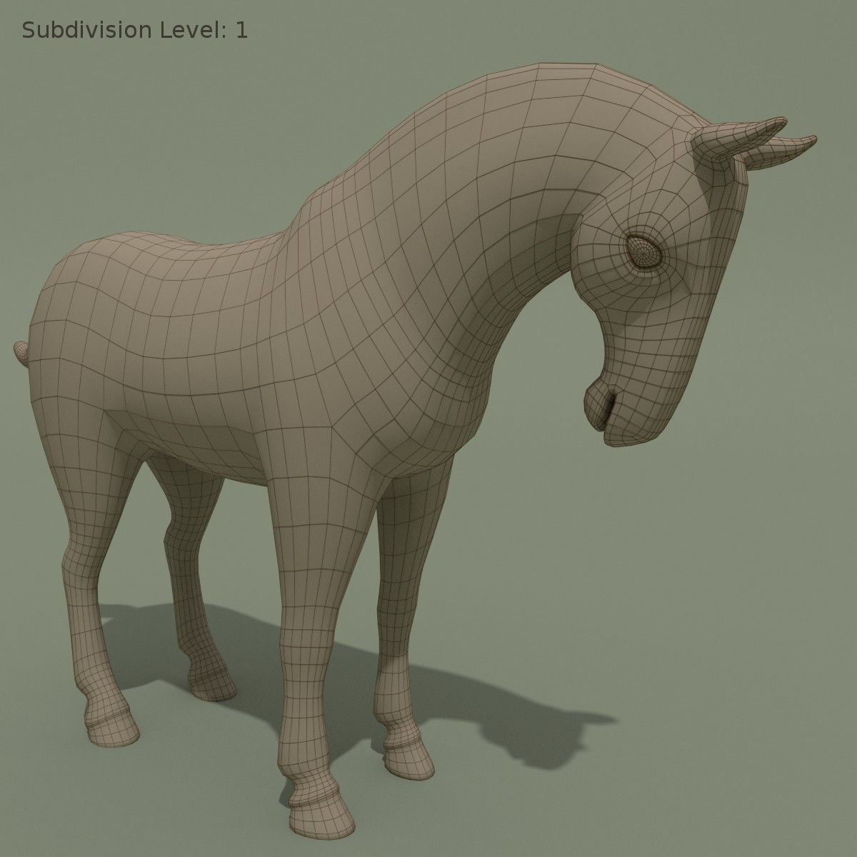 MISC Horse Statuettes Collection 2 3D model_24
