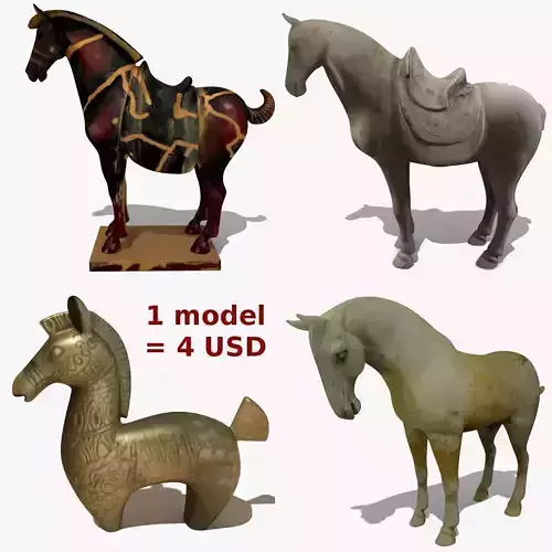 MISC Horse Statuettes Collection 2