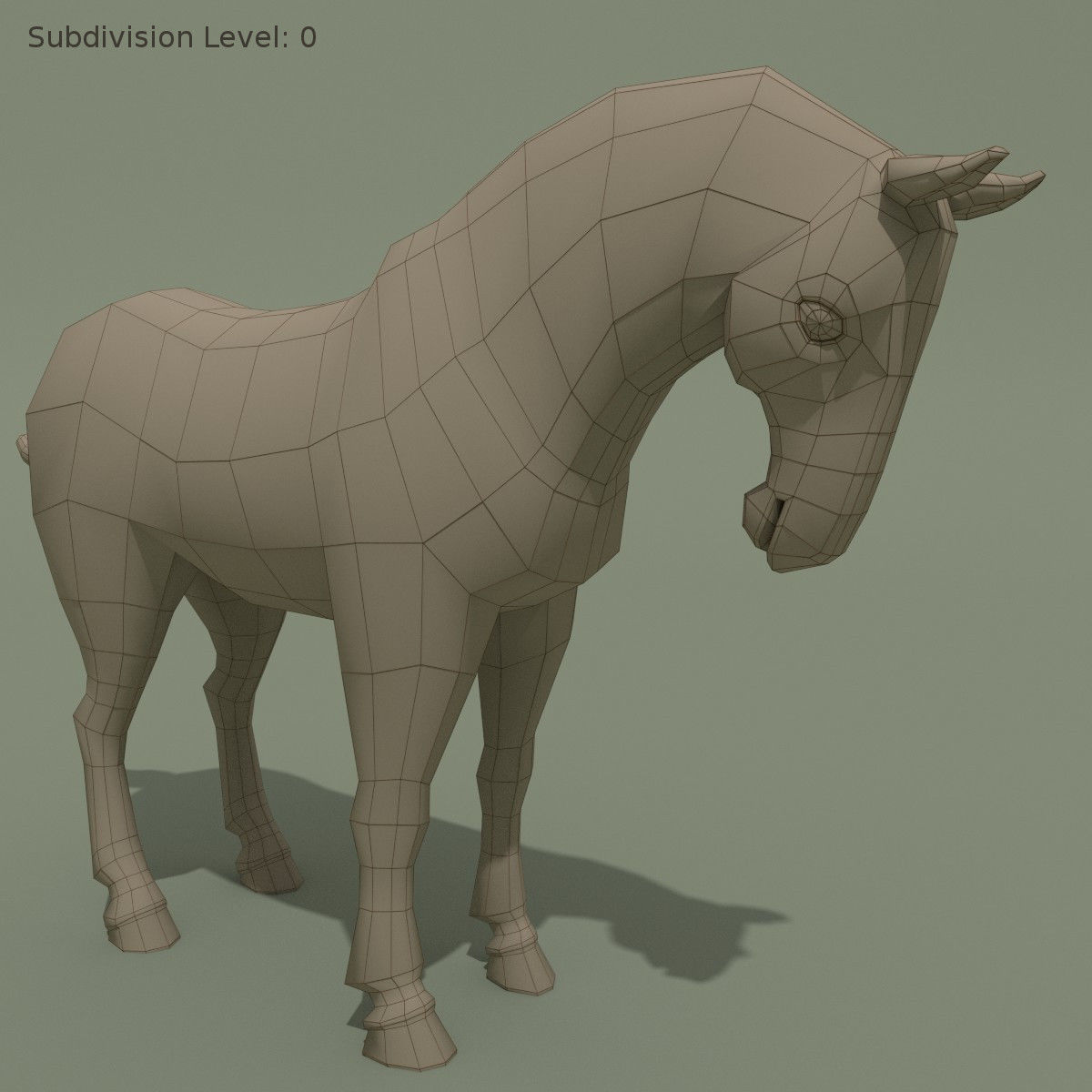 MISC Horse Statuettes Collection 2 3D model_23