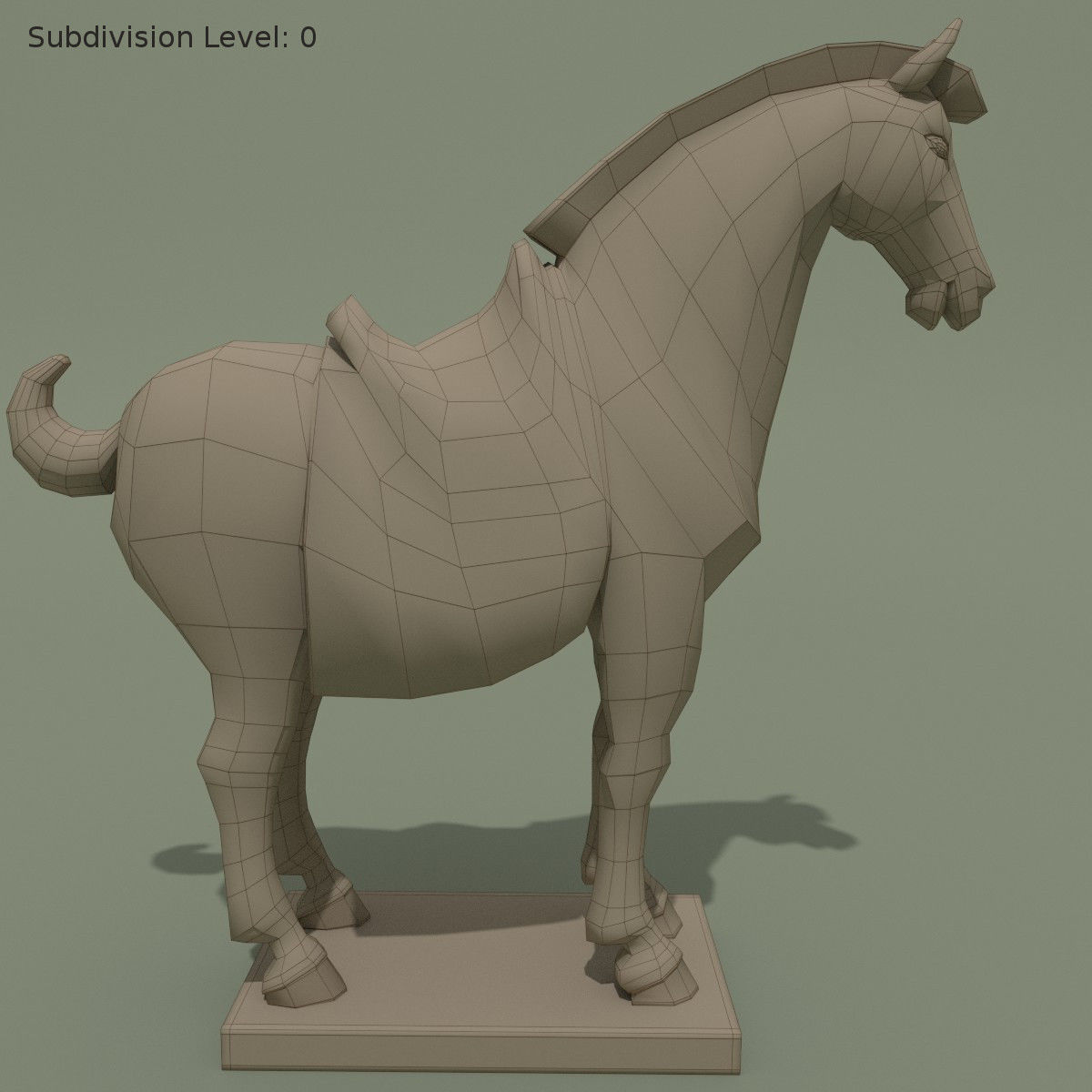 MISC Horse Statuettes Collection 2 3D model_6