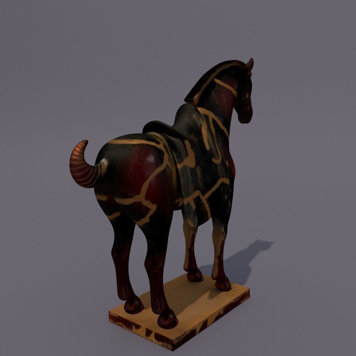 MISC Horse Statuettes Collection 2 3D model_4