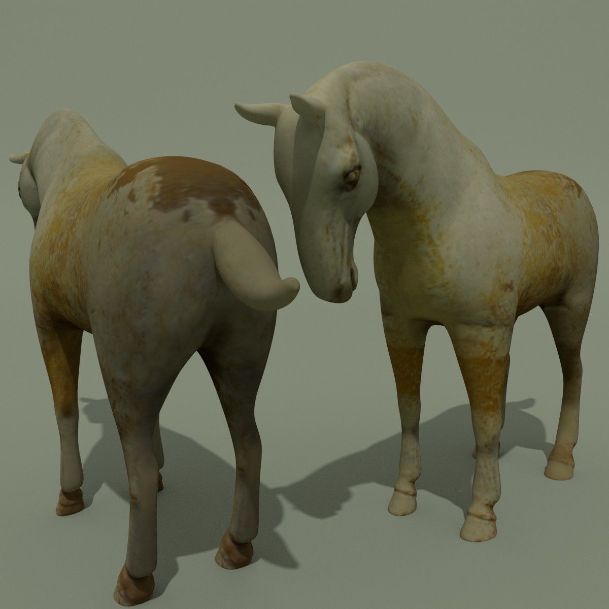 MISC Horse Statuettes Collection 2 3D model_19