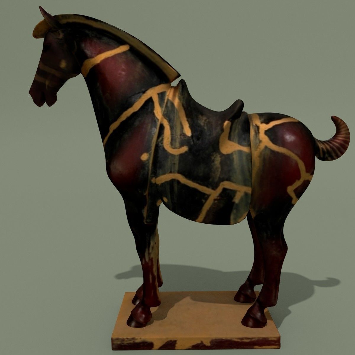 MISC Horse Statuettes Collection 2 3D model_1