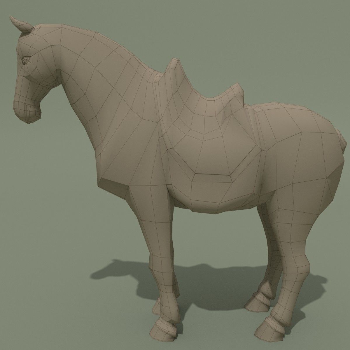 MISC Horse Statuettes Collection 2 3D model_30