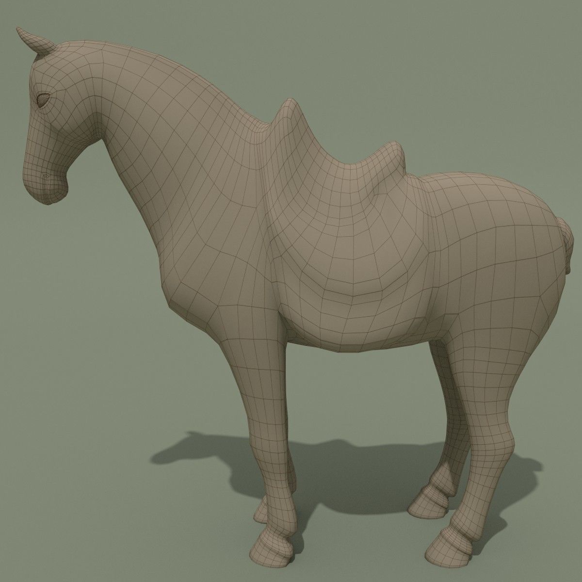 MISC Horse Statuettes Collection 2 3D model_31