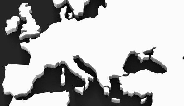 World Map HighRes  3D model