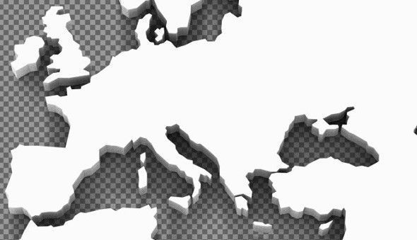 World Map HighRes  3D model_6