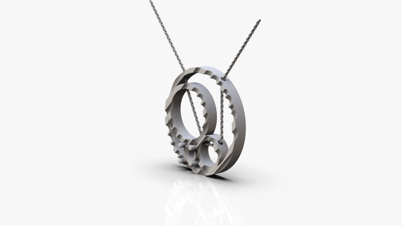 Modern pendant 3D print model_12