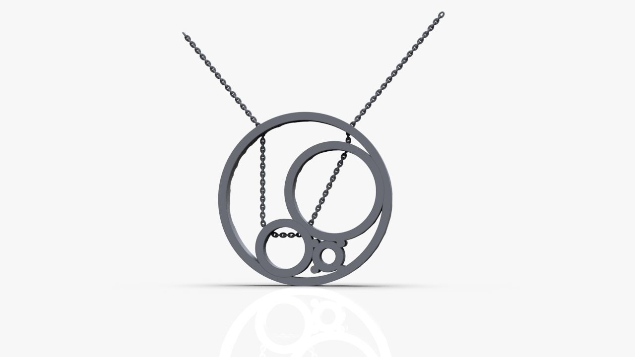 Modern pendant 3D print model_13