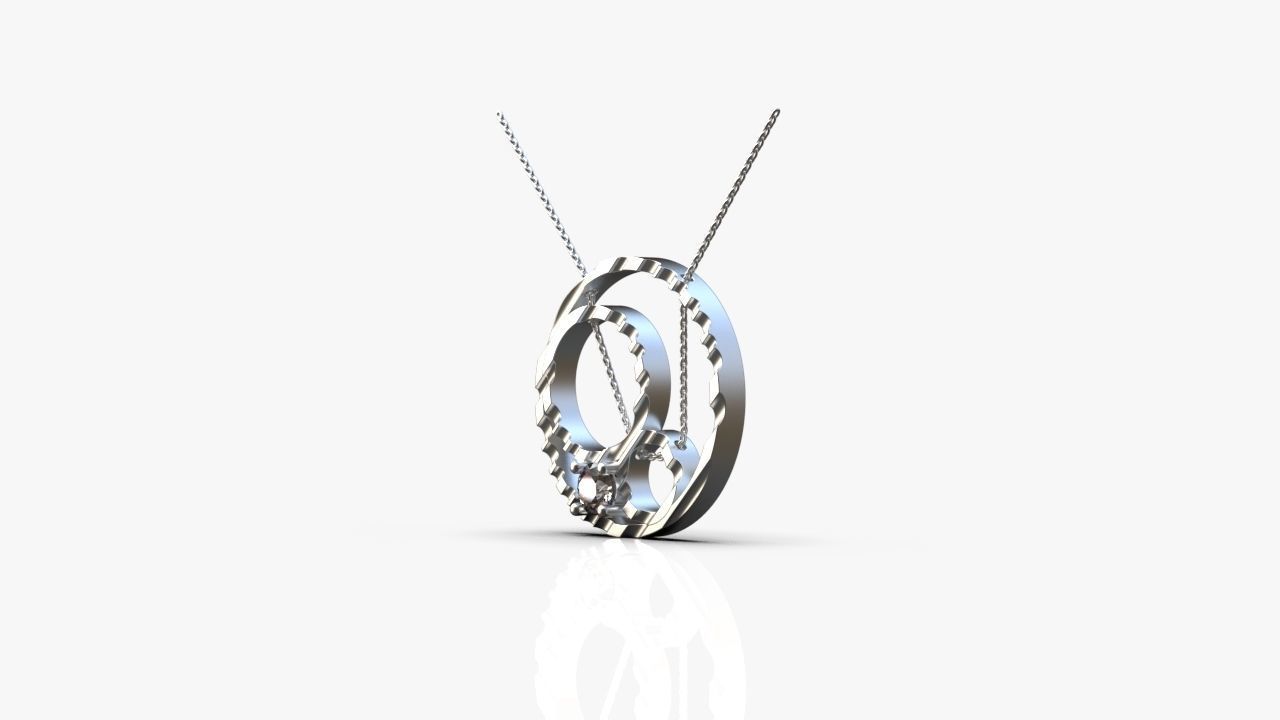 Modern pendant 3D print model_10
