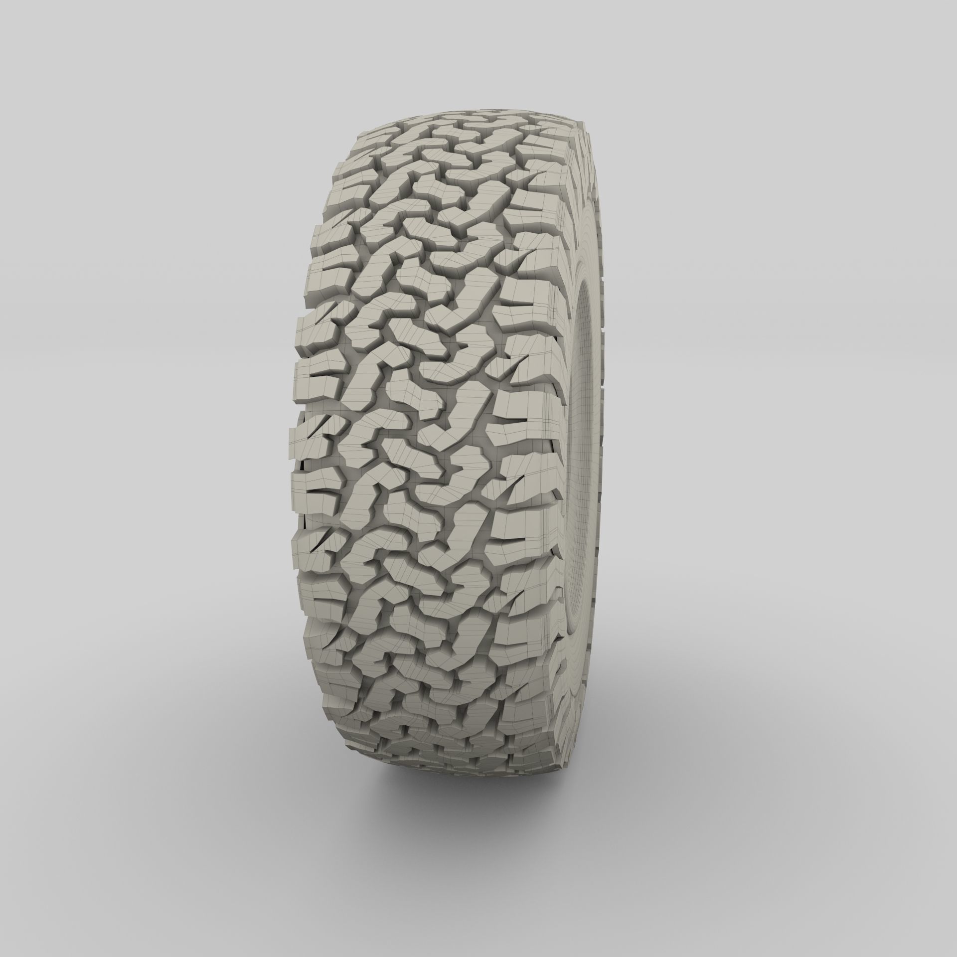 Offroad Alloy Wheel AT 3D model_7