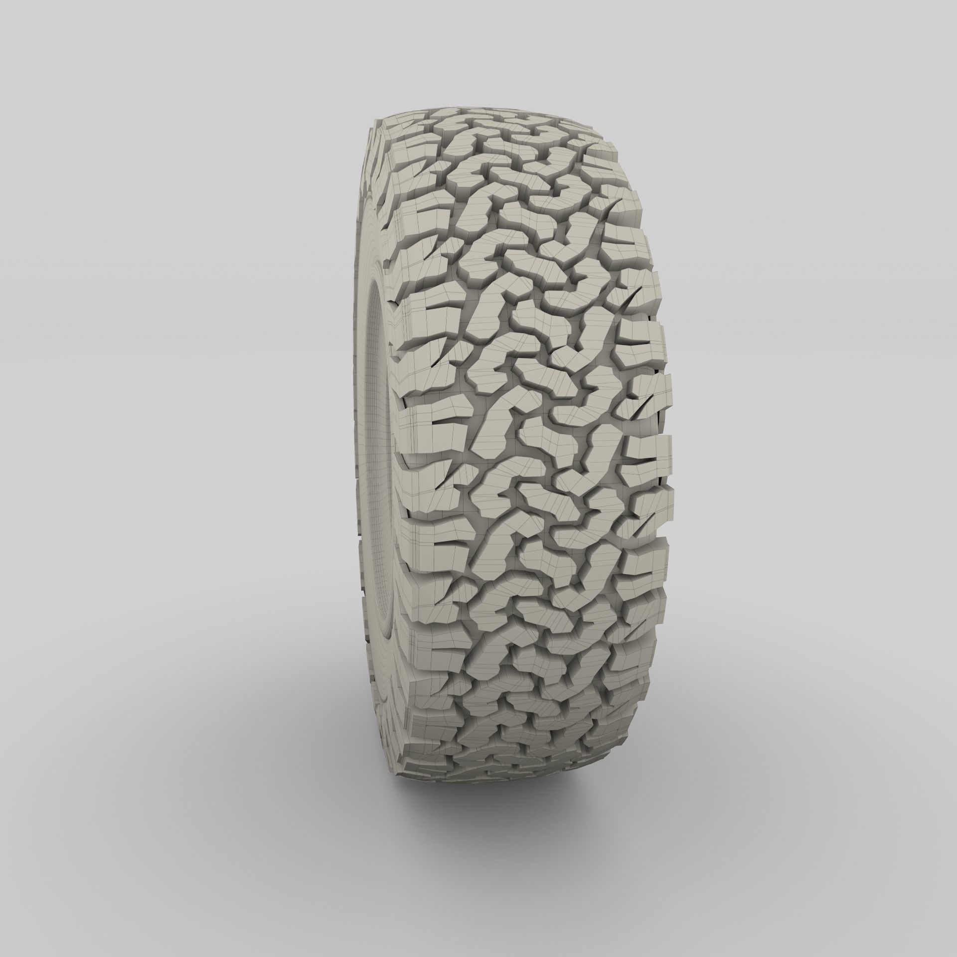 Offroad Alloy Wheel AT 3D model_10