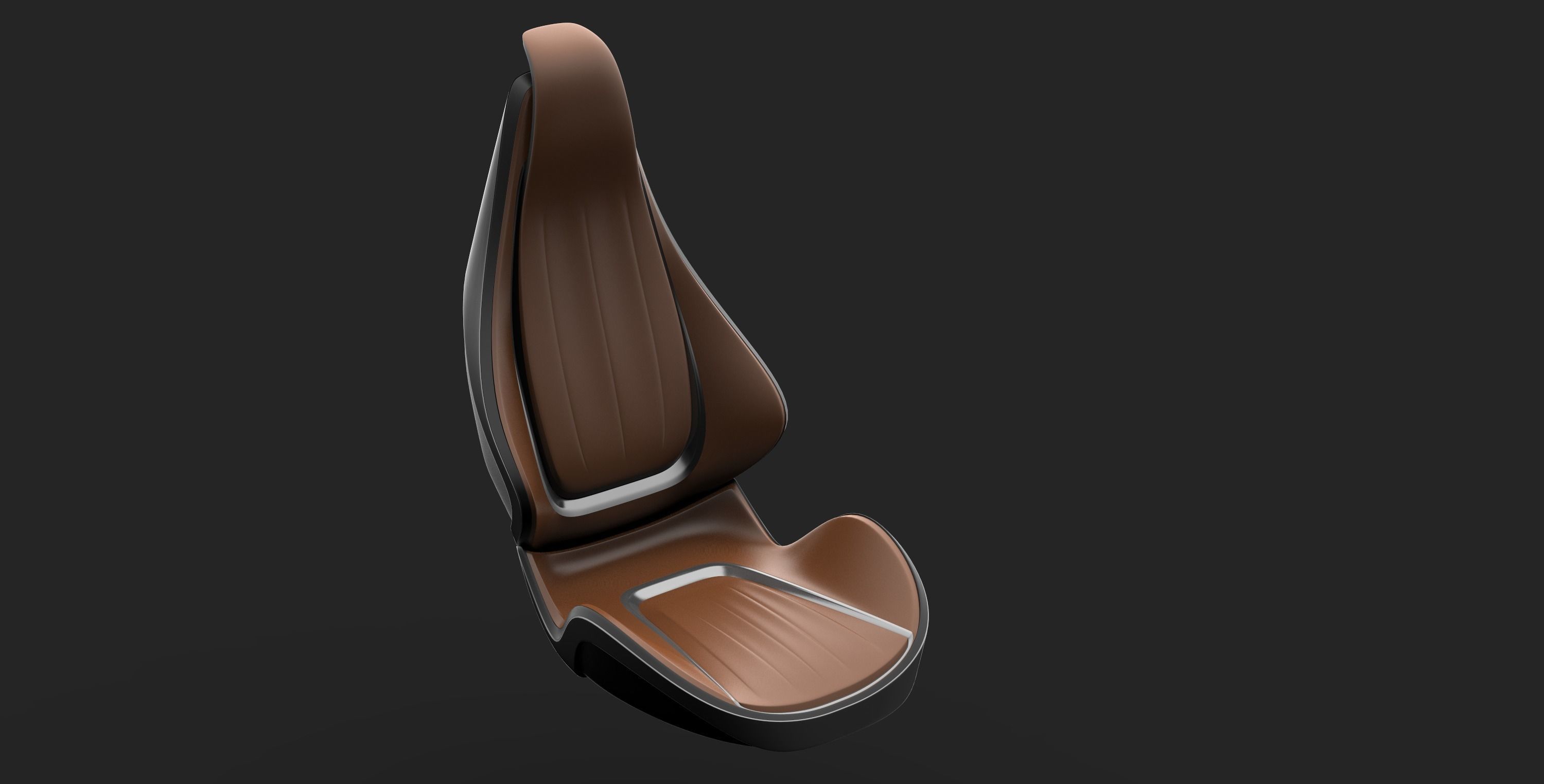 seat car model 3D model_3