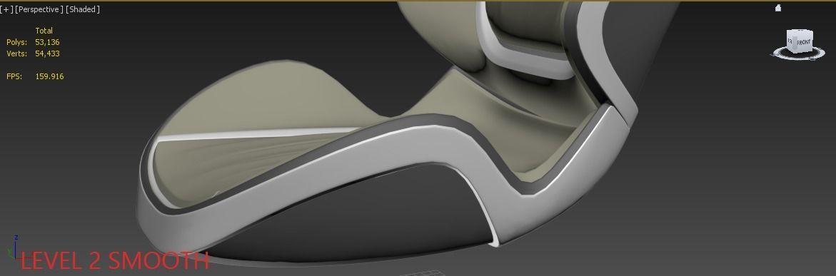 seat car model 3D model_5