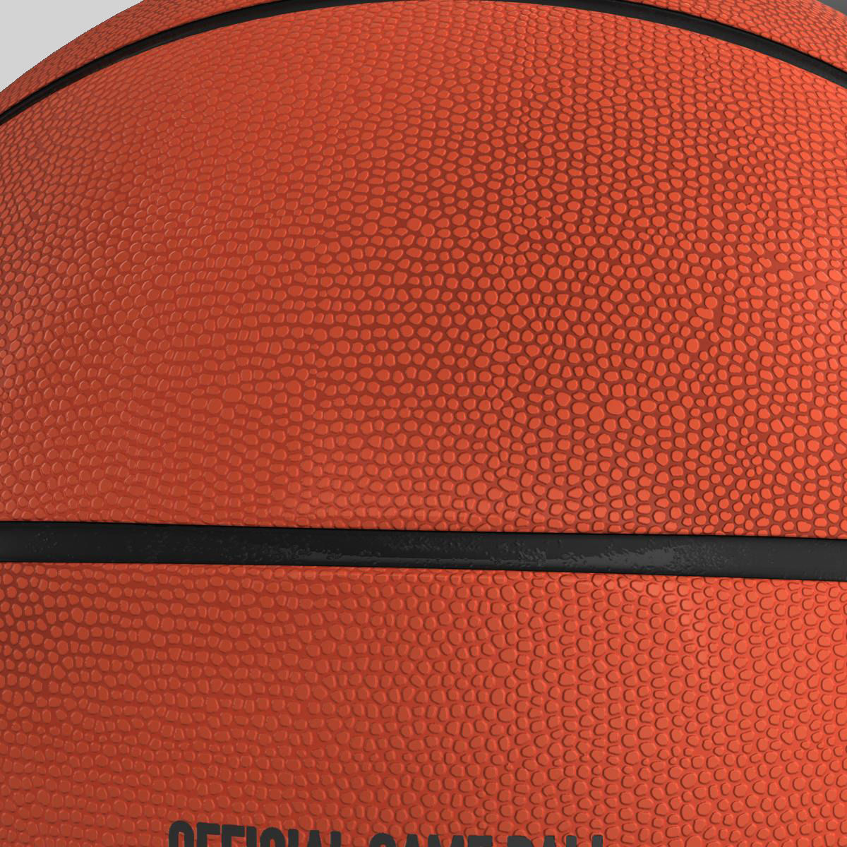Basketball ball Star bicolor Low-poly 3D model_10