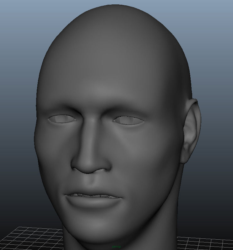 head Geometry MultiUV  3D model_3