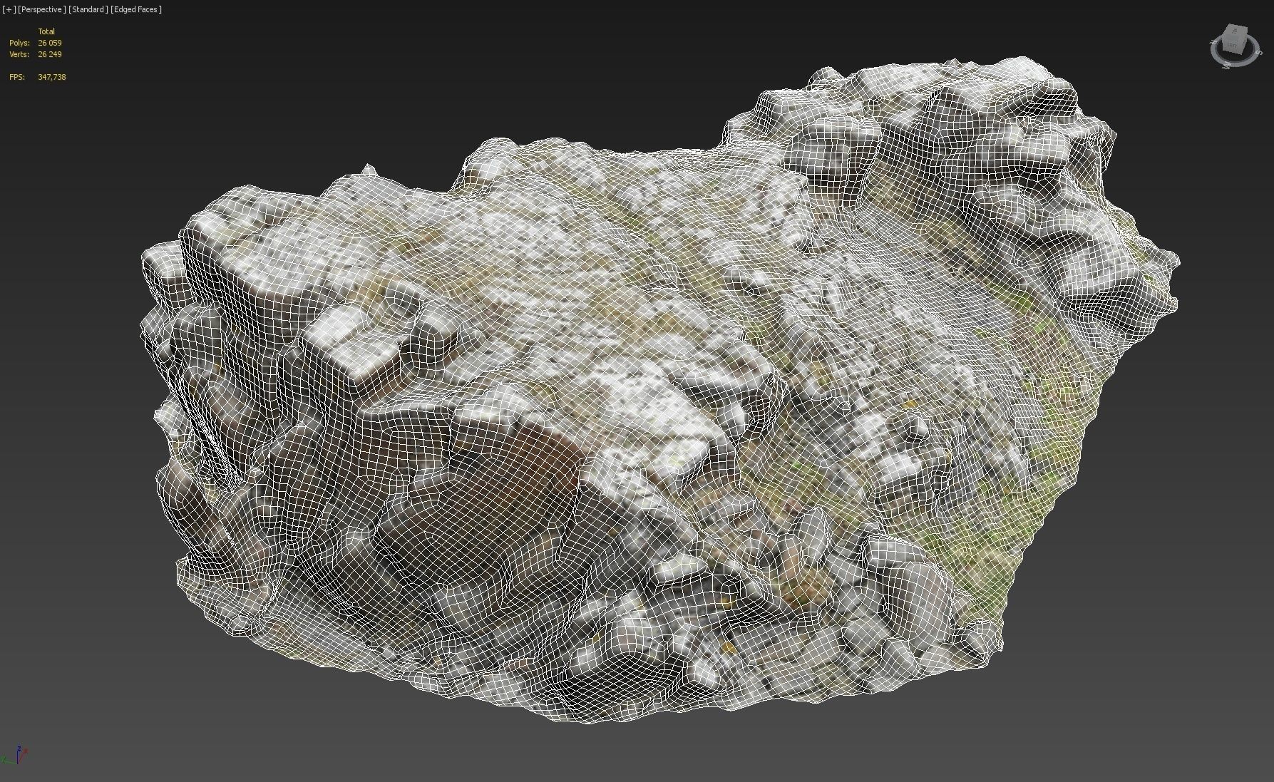 Cliff pack H bundle 3D model_41
