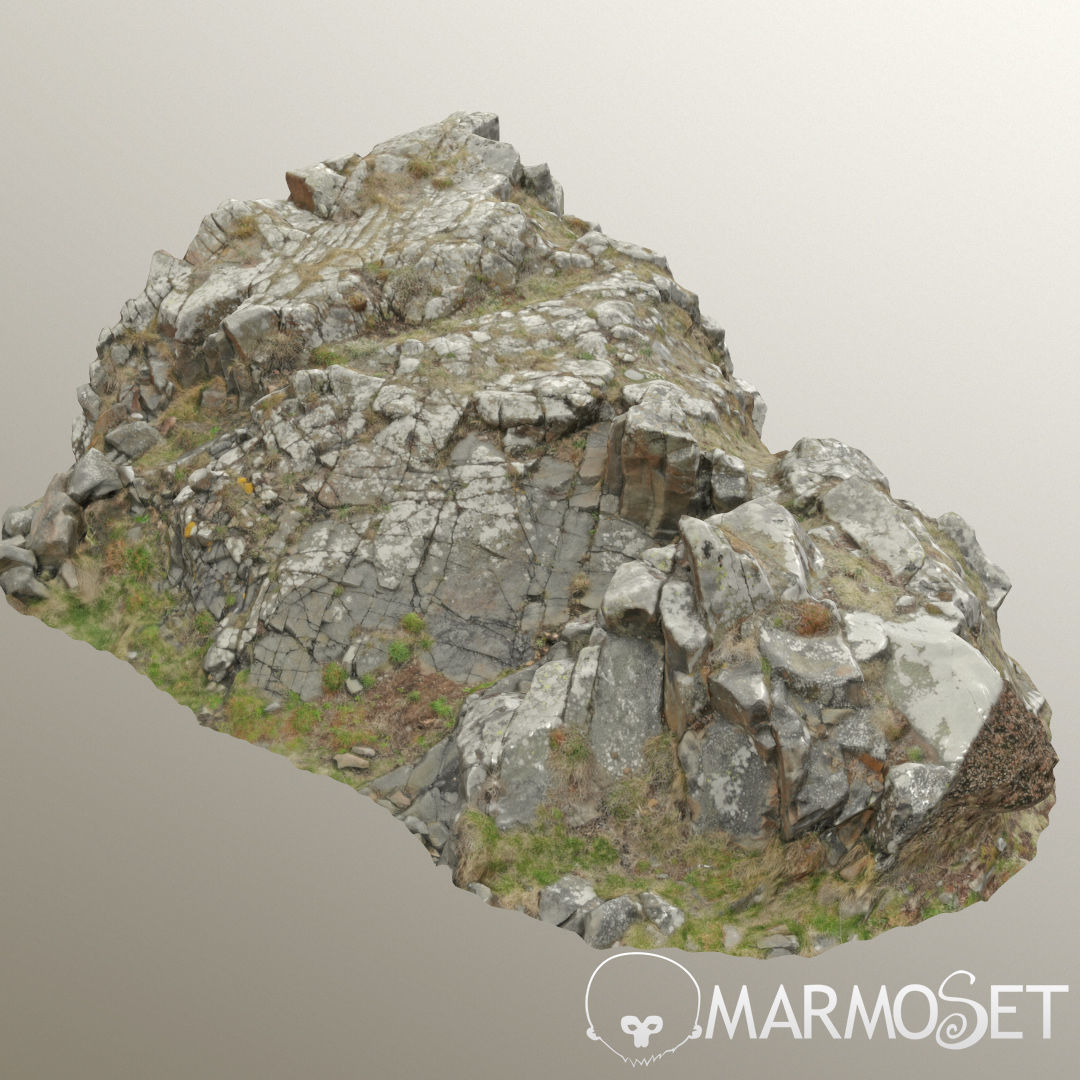 Cliff pack H bundle 3D model_36