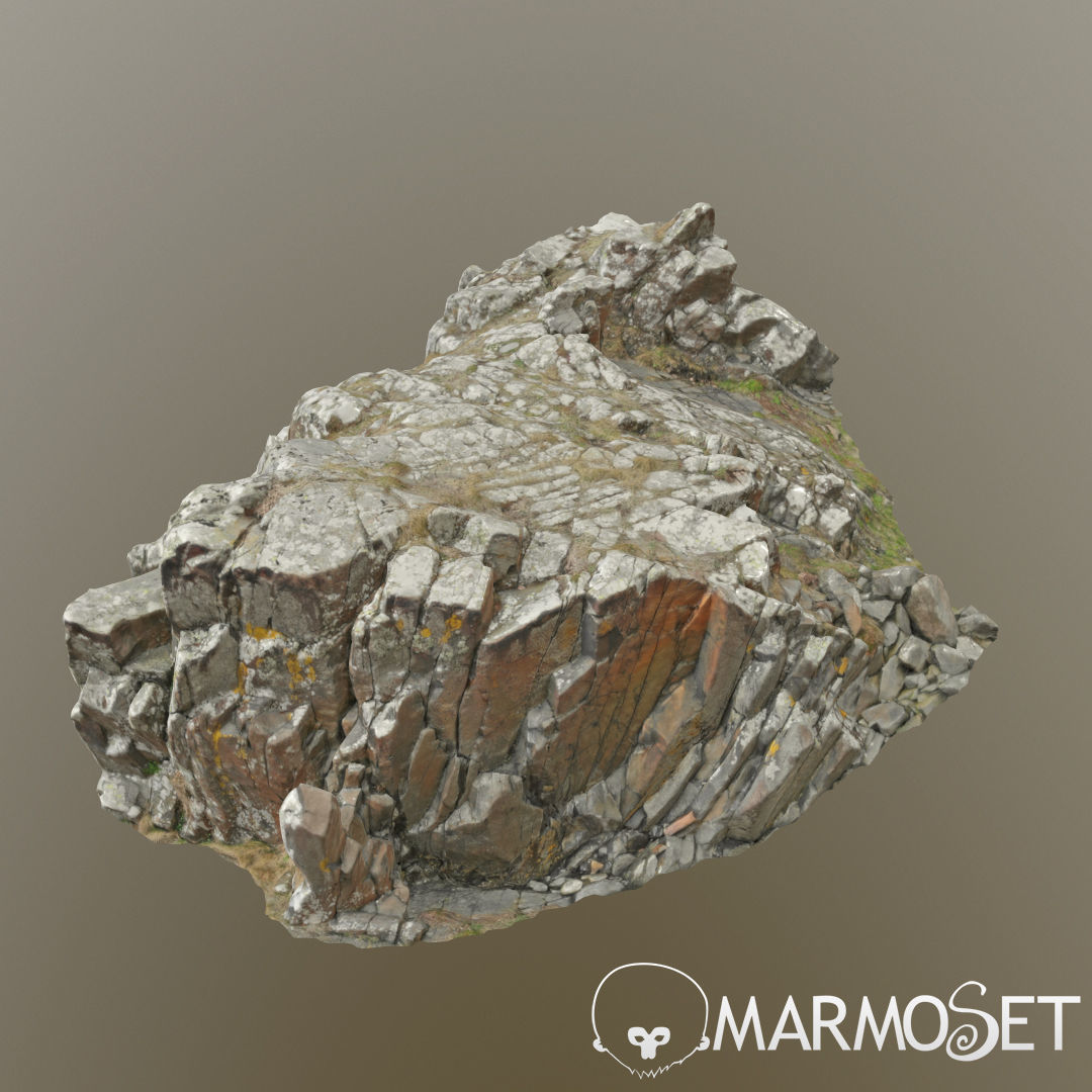 Cliff pack H bundle 3D model_35