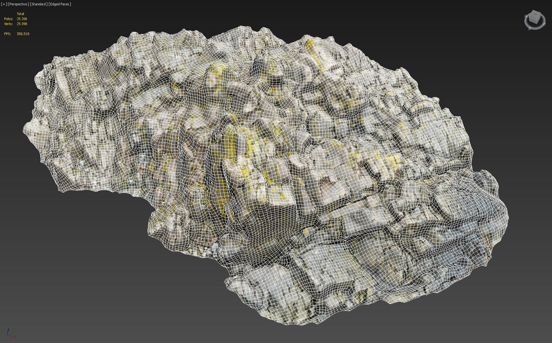 Cliff pack H bundle 3D model_17