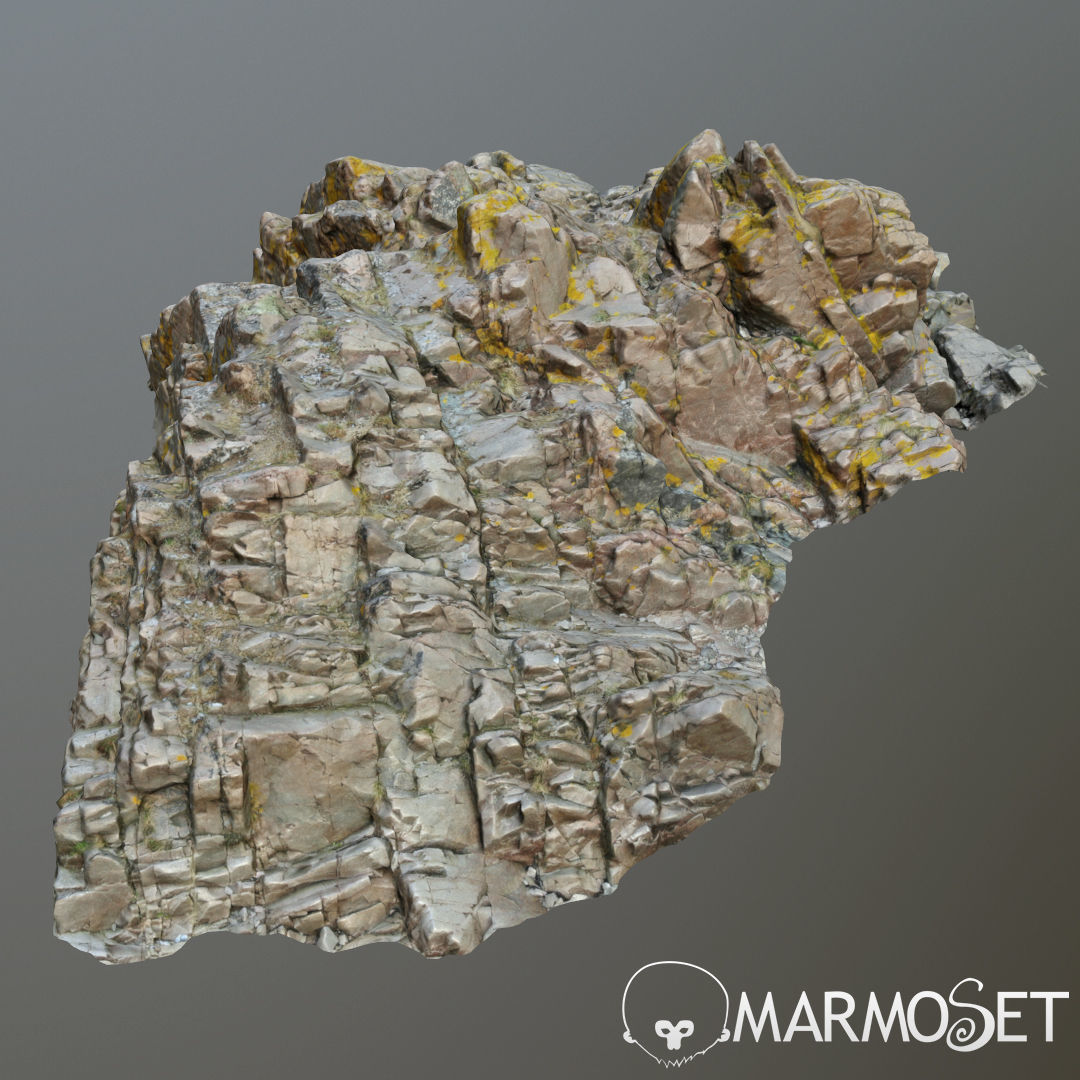 Cliff pack H bundle 3D model_7