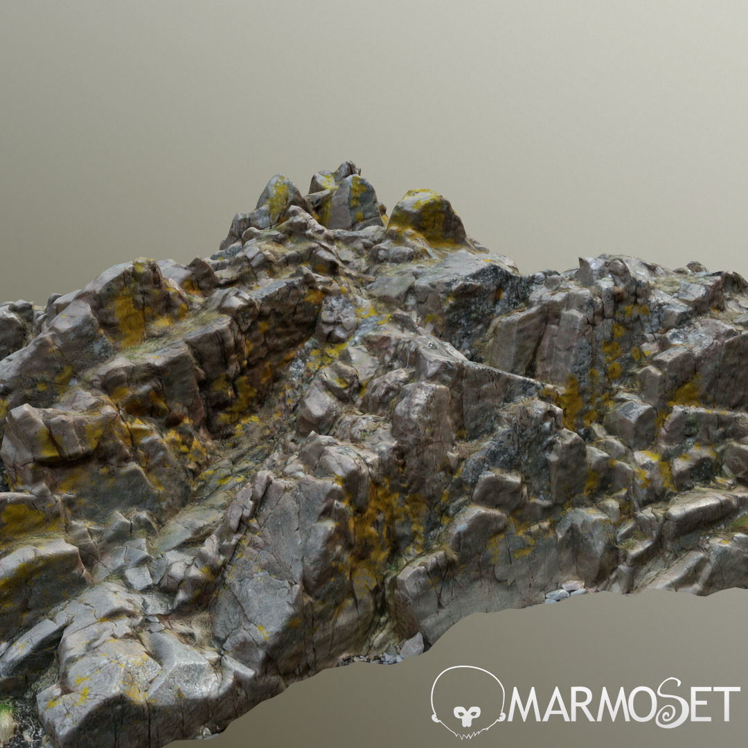Cliff pack H bundle 3D model_10