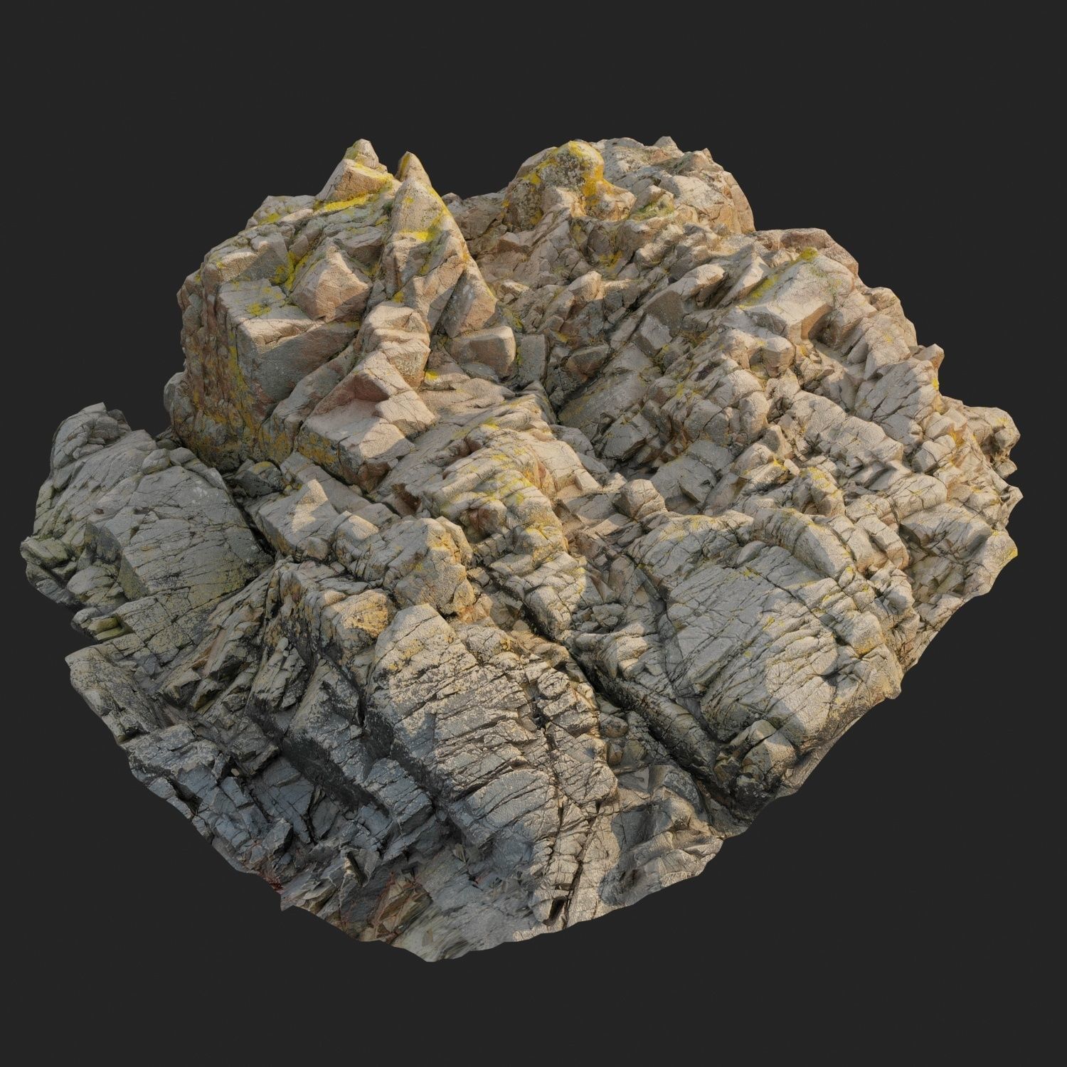 Cliff pack H bundle 3D model_12