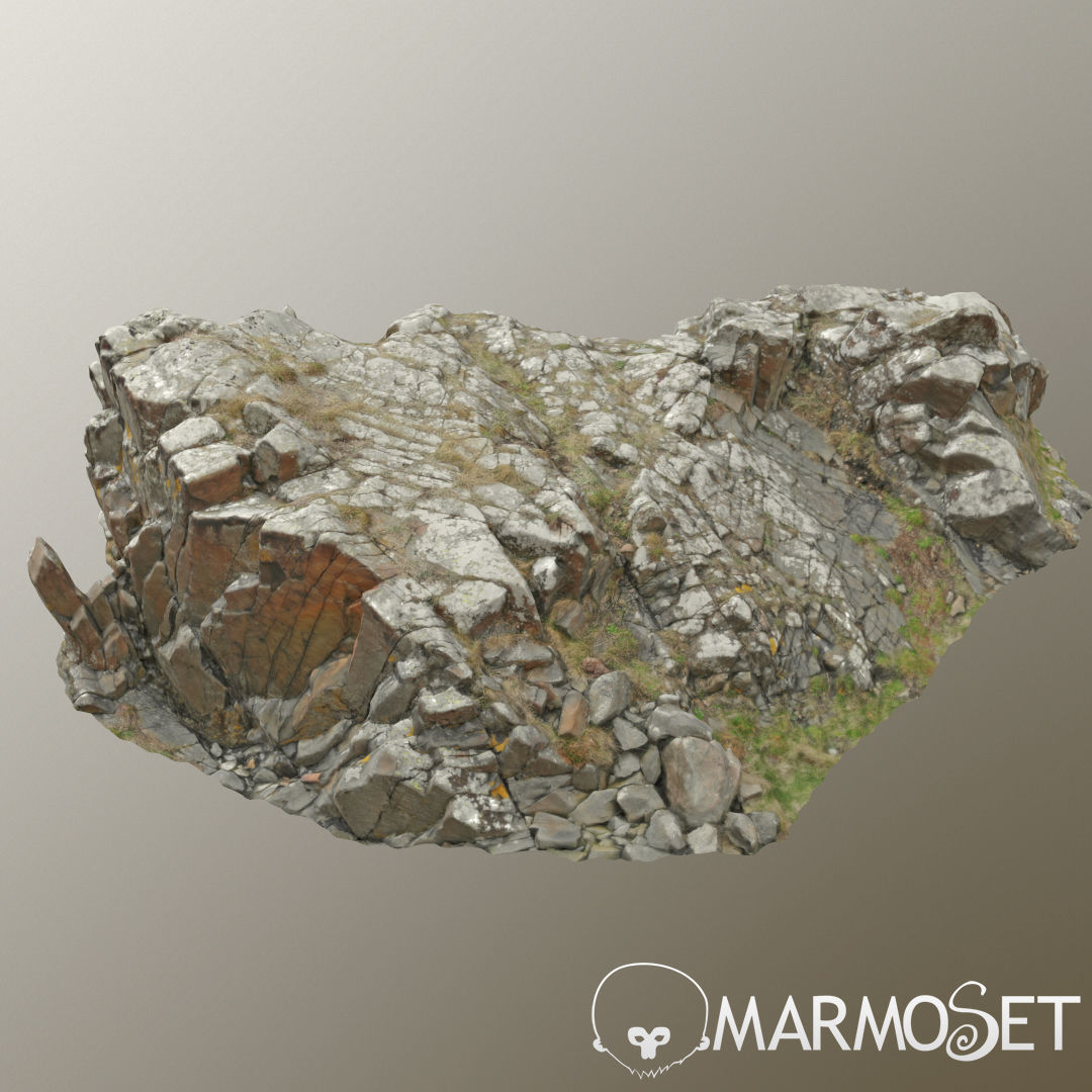 Cliff pack H bundle 3D model_34