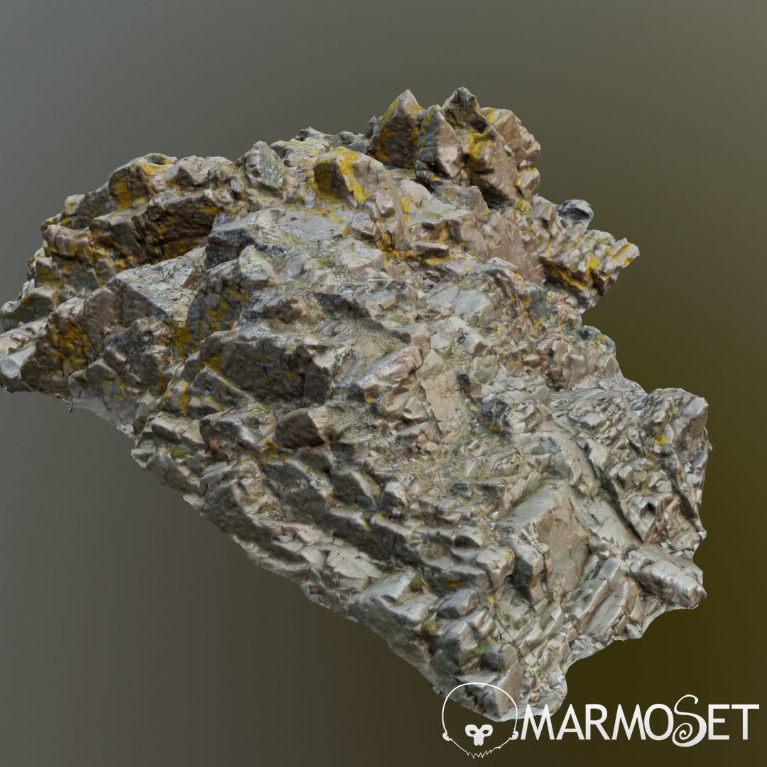 Cliff pack H bundle 3D model_8