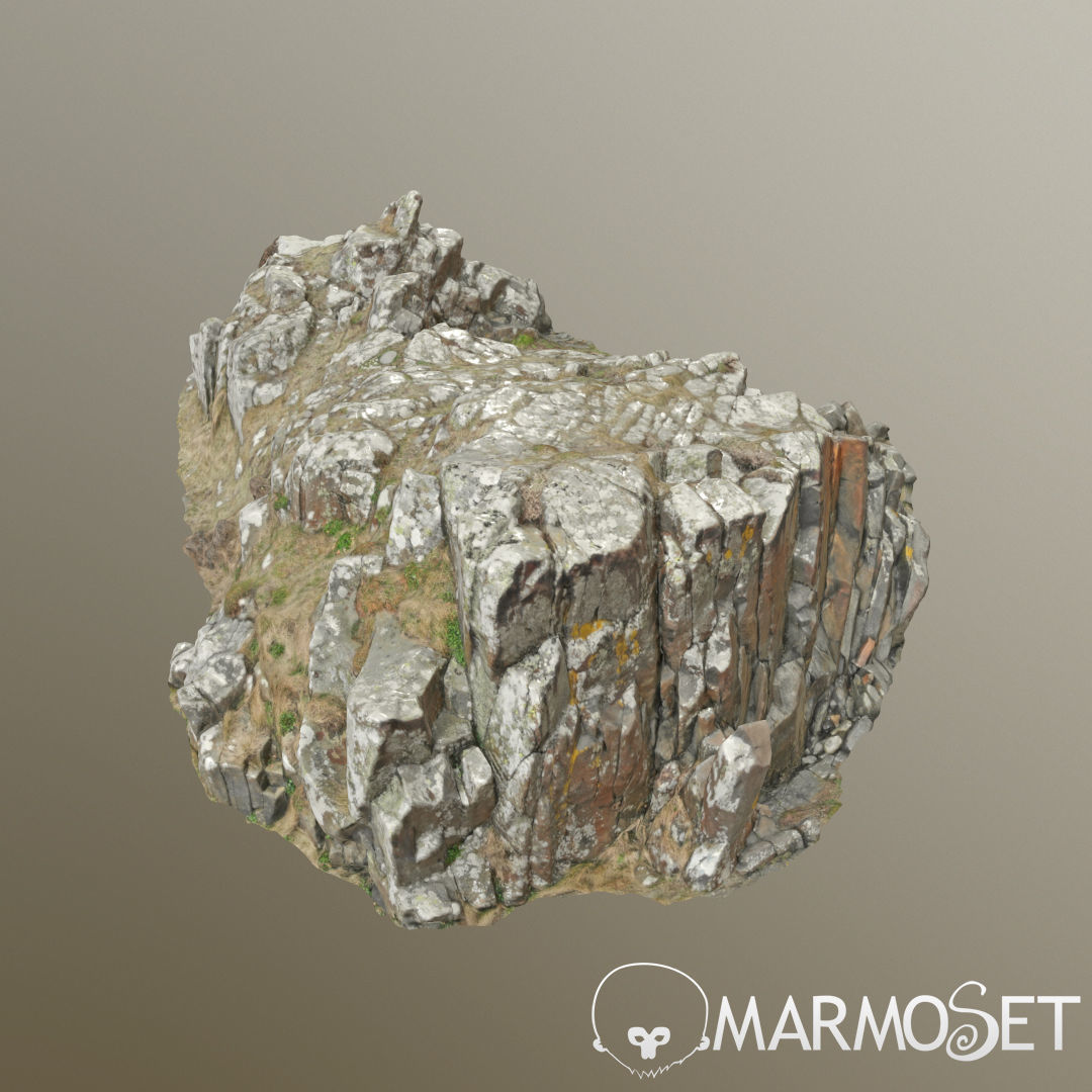Cliff pack H bundle 3D model_31